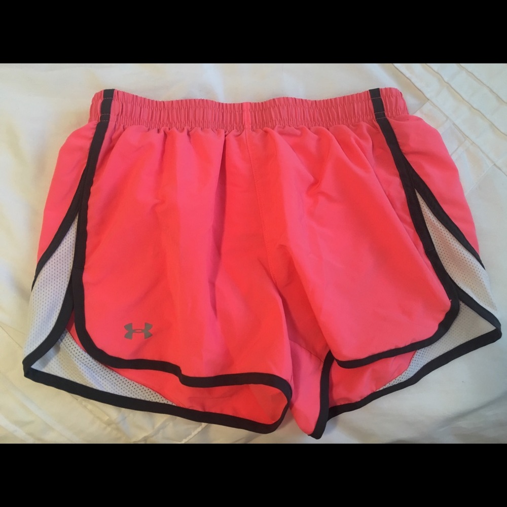 XS pink semi-fitted Under Armour shorts